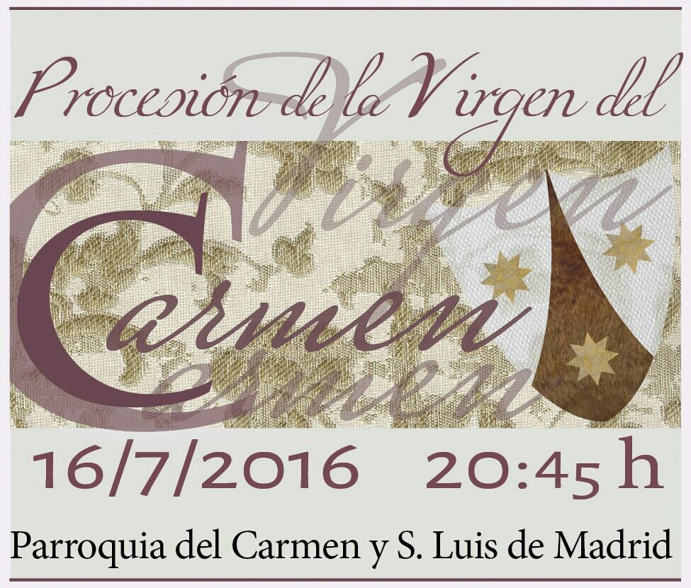 procesion del carmen 2016